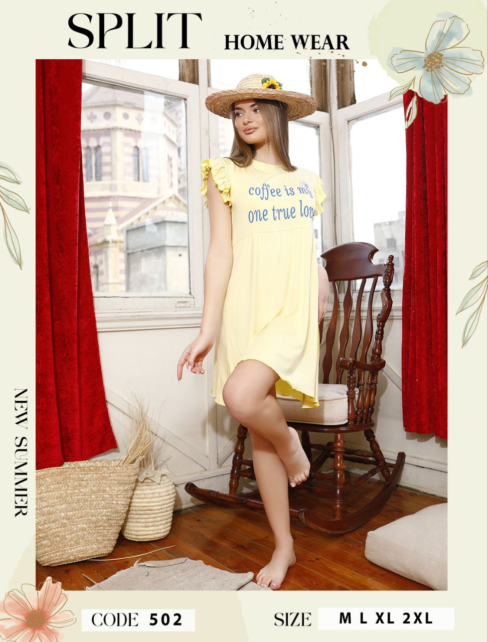 نايت شيرت NIGHT SHIRT كود 502