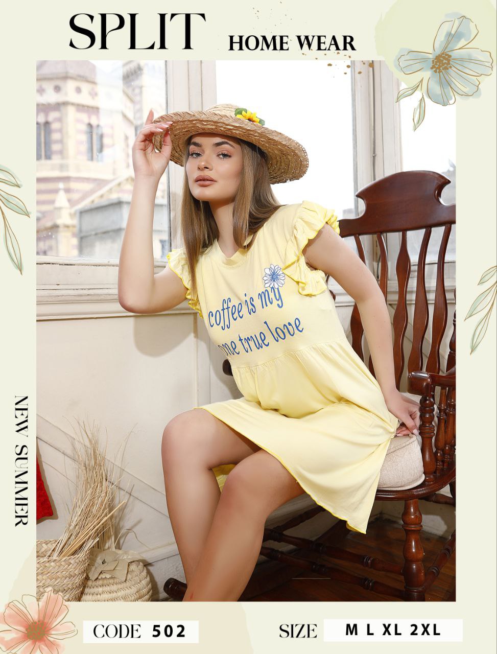 نايت شيرت NIGHT SHIRT كود 502